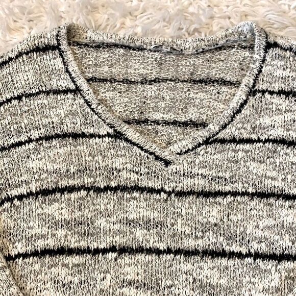 Splendid Striped v neck Sweater Small - Picture 3 of 5